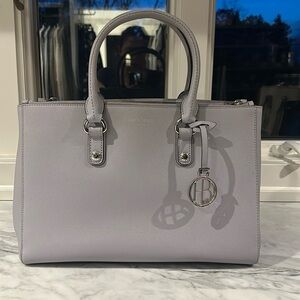 Henri Bendel W 57th Carryall Purse Tote, Light Purple
